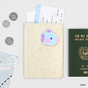 BT21 minini 레더패치 여권 커버- 망(MANG)